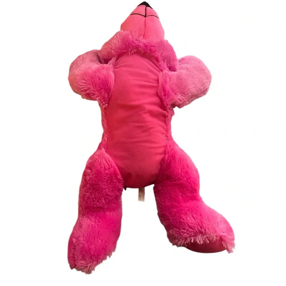 21” Good Stuff Fuchsia Pink Glitter Eyes Lying Flat Plush Stuffed Animal